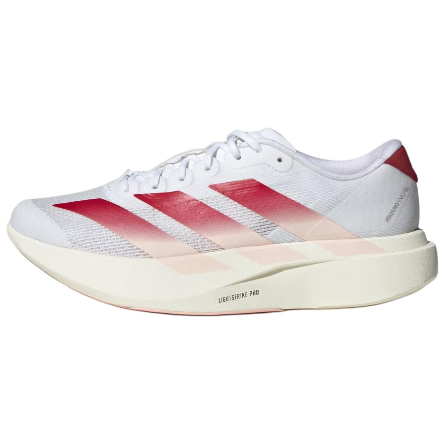 Adidas Adidas Adizero Evo SL Height Increasing Running Shoes Unisex White Red