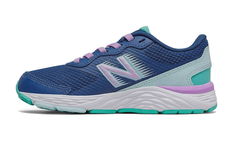 New Balance New Balance Comfortable Cushioning Abrasion Resistant Breathable Low top Kids' Running Shoes Blue Purple Kids'
