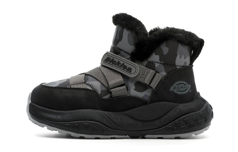 Dickies Slip-Resistant Anti-Kick Wear-Resistant Rebound Warm Height Increasing Support High-Top Kids' Boots Kids'