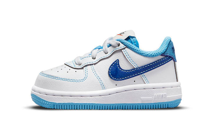 Nike Nike Air Force 1 Low top Toddler Shoes White Blue Infant And Toddler