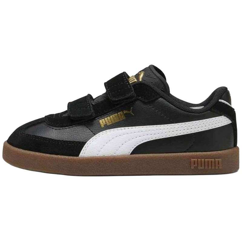 PUMA Club II Era Leather, Suede Low top Kids' Skateboarding Shoes Black/White Kids'
