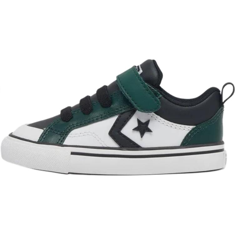 Converse Pro Blaze Strap Low top Toddler Shoes White Black Green Infant And Toddler