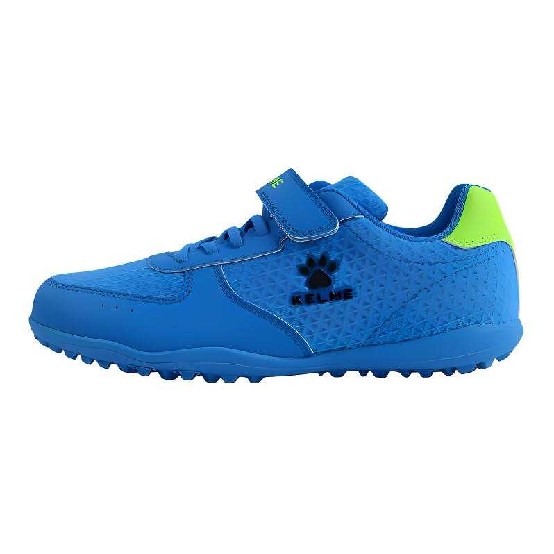 KELME Cushioning Abrasion Resistant Cushioning, Wear Resistant Low top Kids' Soccer Shoes Colorful Blue Kids'