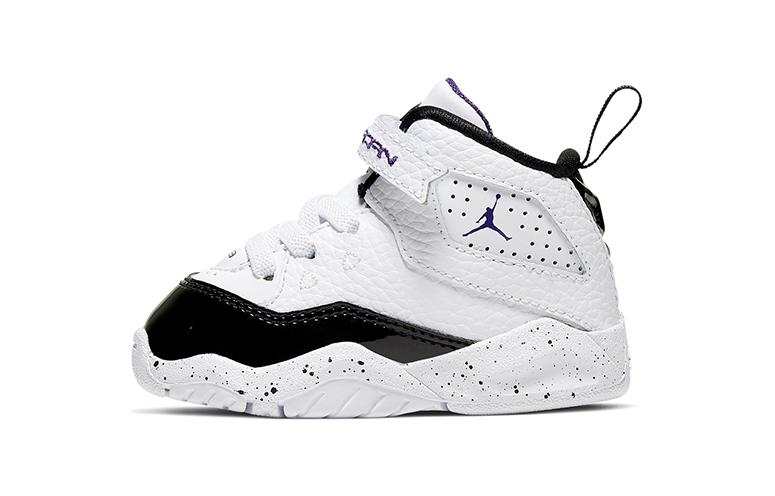 Jordan Jordan B'Loyal Abrasion Resistant Breathable Mid top Basketball Shoes White Black Infant And Toddler