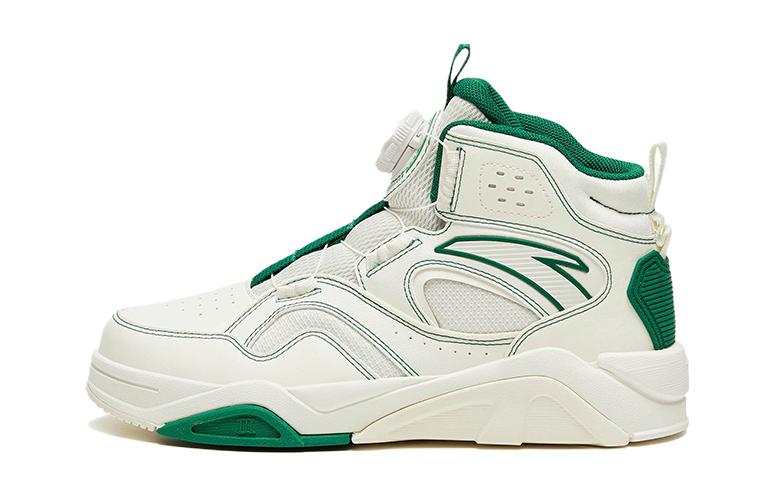 Antakids High top Skateboard Shoes White Green Teenagers