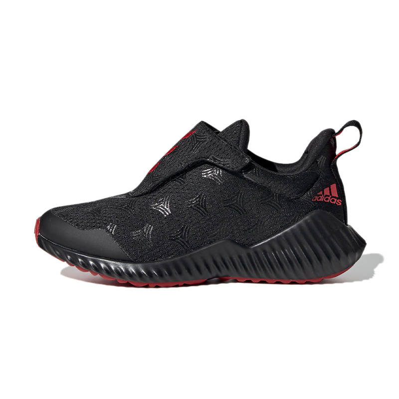 Adidas Adidas Fortarun Tango Ac K Comfortable Breathable Low top Kids Lifestyle Shoes Black Red Kids'