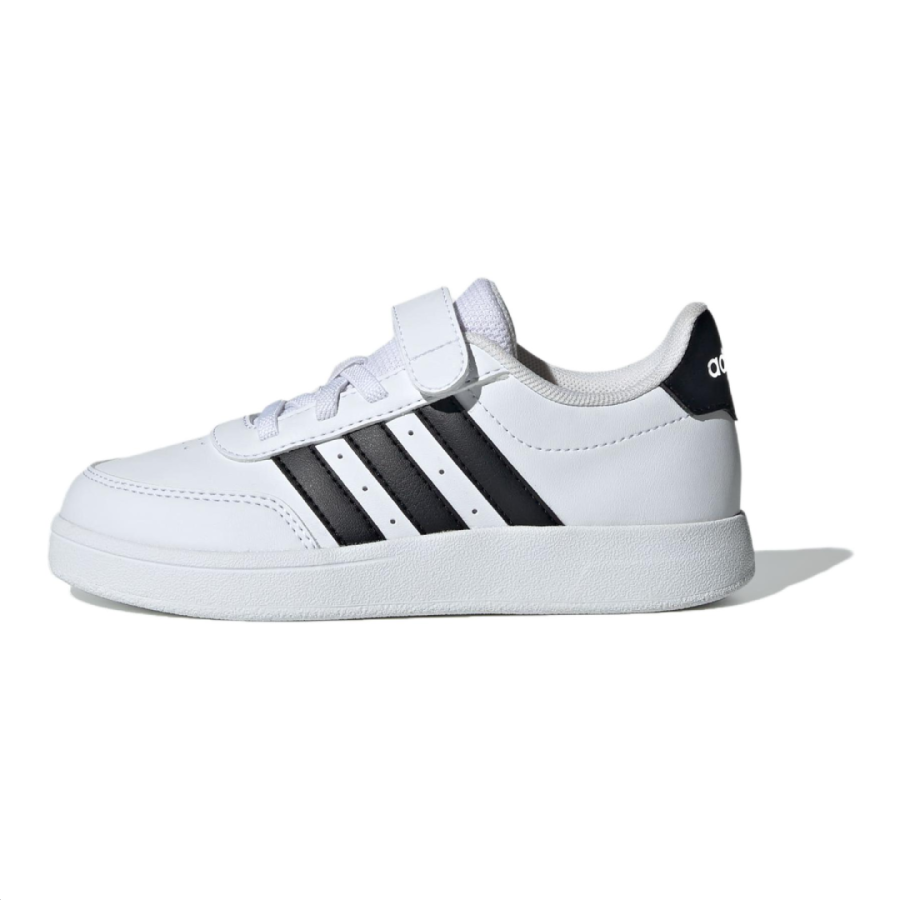 Adidas Adidas BREAKNET 2.0 Slip Resistant Anti Kick Low top Kids' Skateboarding Shoes White Kids'