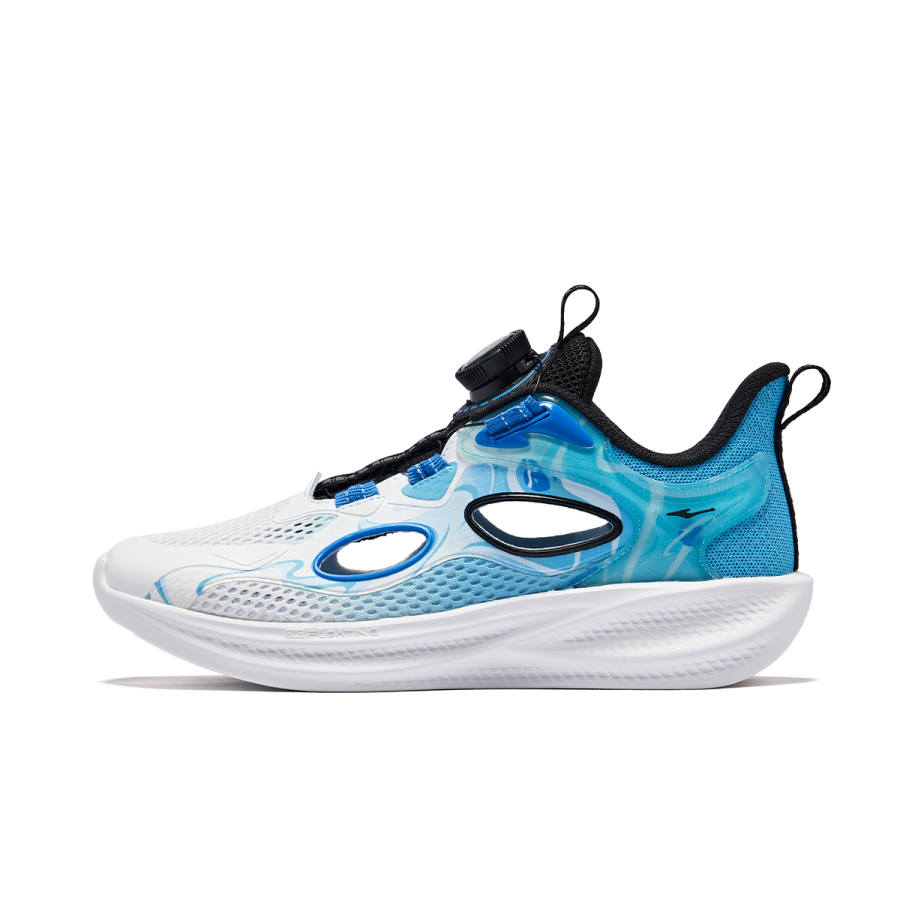 ERKE KIDS Star Trace 2 Breathable And Quick Dry Breathable And Quick Dry Low top Casual Shoes Erke White/Digital Blue