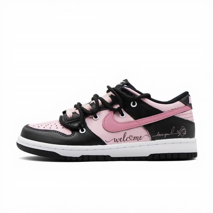 Nike Nike Dunk Cricket Knows Not Snow Patent Leather Preppy Style Slip Resistant Abrasion Resistant Low top