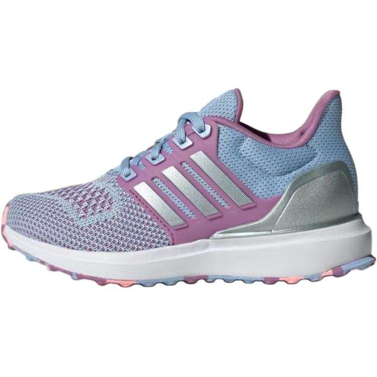 Adidas Adidas UBOUNCE DNA Slip Resistant Abrasion Resistant Mid top Kids Lifestyle Shoes Blue Purple