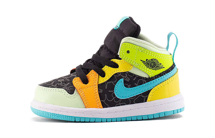 Jordan Jordan Air Jordan 1 Mid Se Slip Resistant Cushioning Mid top Toddler Shoes Black Infant And Toddler