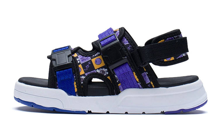 Li-Ning YOUNG Li Ning YOUNG Coca Sandal Black Purple Teenagers