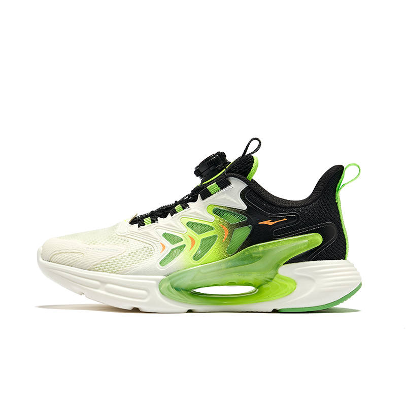 ERKE KIDS Rebound Support Low top Kids' Running Shoes White Green Kids'