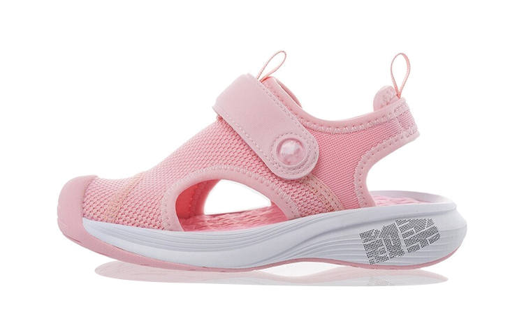 Li-Ning YOUNG Li Ning YOUNG Breathable Children's Sandals Light Pink Children Aged 3 7 Years Old