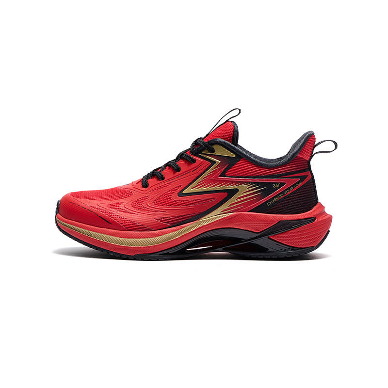 361°KIDS Slip Resistant, Abrasion Resistant, Breathable Low top Kids' Running Shoes Red Black Teenagers