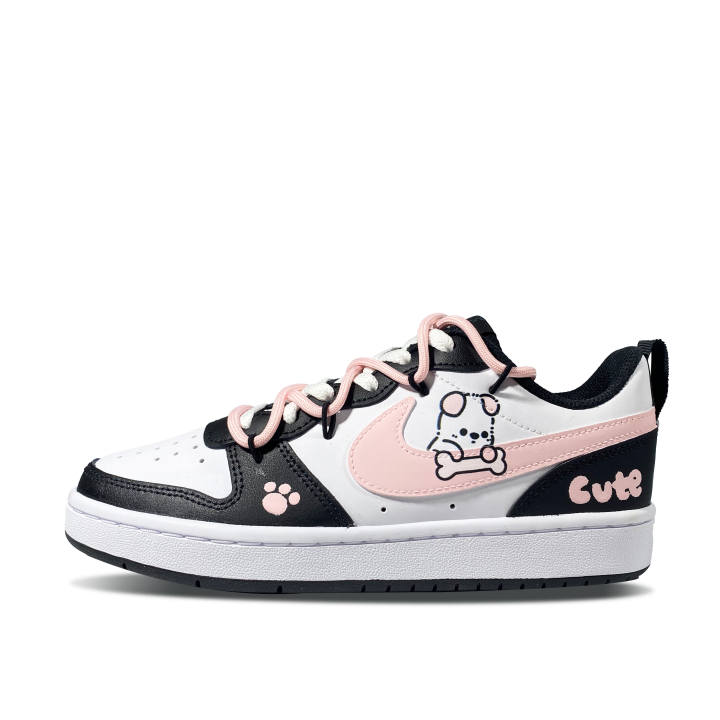 Nike Nike Court Borough Cute Puppy, Ruibo Design Low top Skateboard Shoes Kids'