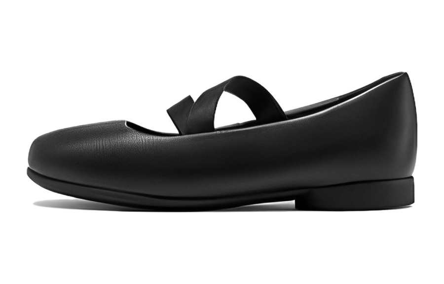 Ecco Ecco Cow Leather Low top Kids' Leather Shoes Black Kids'