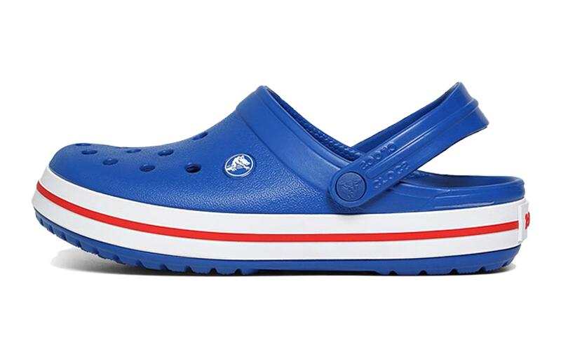 Crocs Crocband Clog K Slip Resistant Cushioning Abrasion Resistant Children's Sandals Blue White Red Kids'