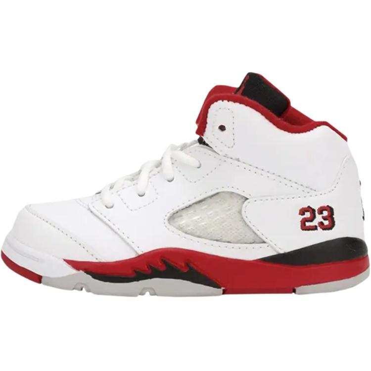Jordan Jordan Air Jordan 5 Leather Mid top Toddler Shoes White Infant And Toddler