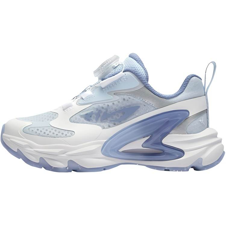FILA KIDS Abrasion Resistant Cushioning Breathable Low top Kids' Running Shoes Blue Children Aged 3 7 Years Old