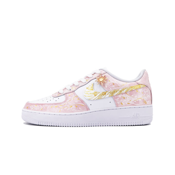 Nike Nike Air Force 1 Synthetic Leather Slip Resistant Abrasion Resistant Slip Resistant Abrasion Resistant Low top