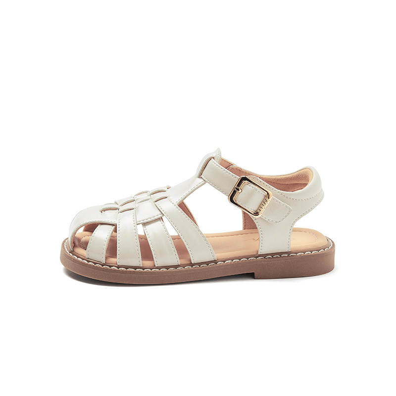 Snoffy Abrasion Resistant Slip Resistant Children's Sandals White Yellow Brown Black Kids'