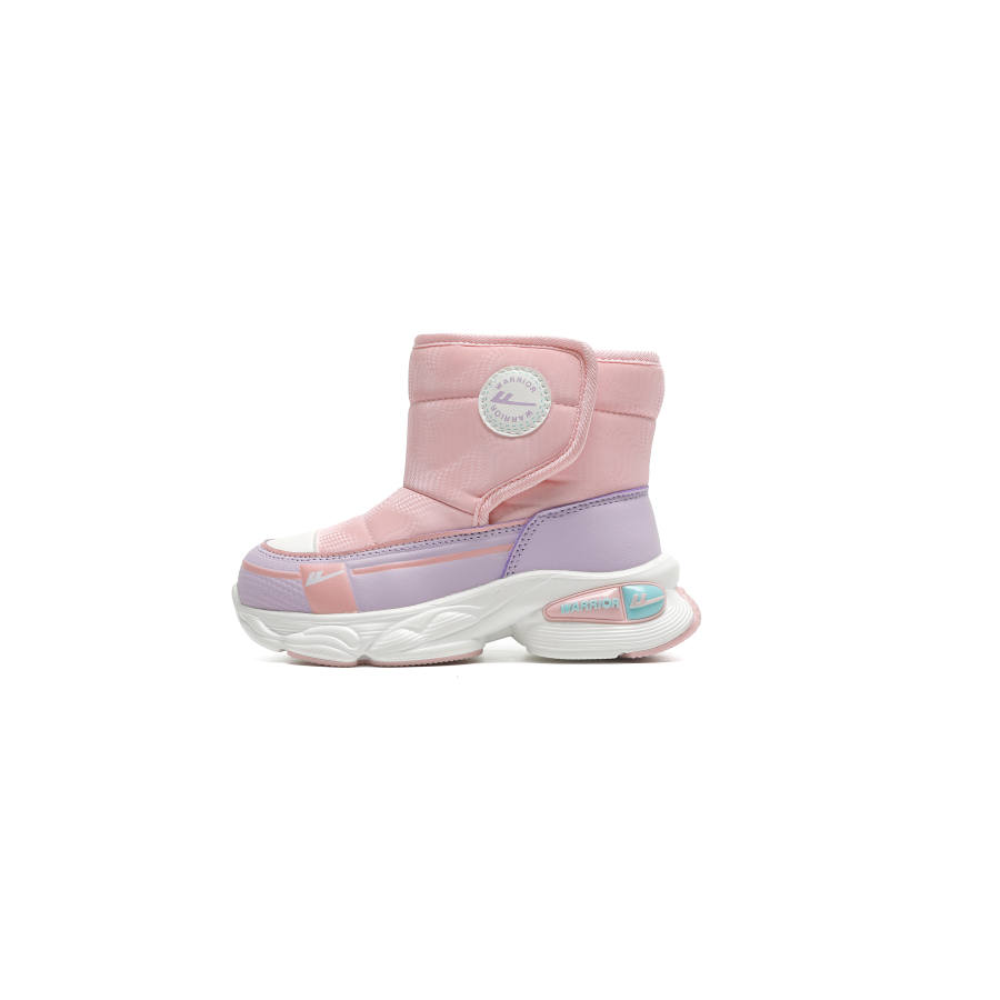 Warrior Fleece Lined Comfortable Kids' Boots Pink Purple Kids'