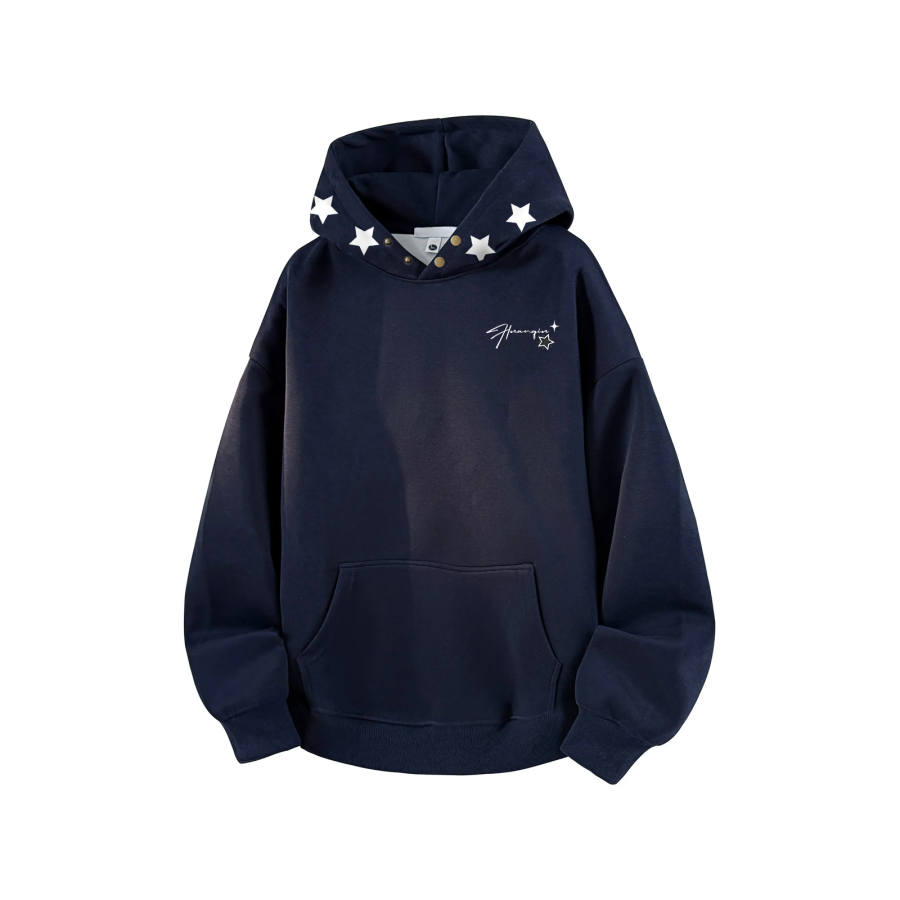 HUANQIU Sweatshirts Unisex Hooded Moderate Heavyweight