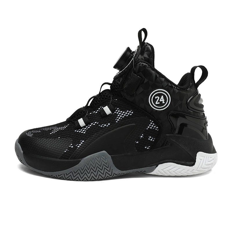 Peppa Pig Slip Resistant Abrasion Resistant Low top Basketball Shoes Black Kids'