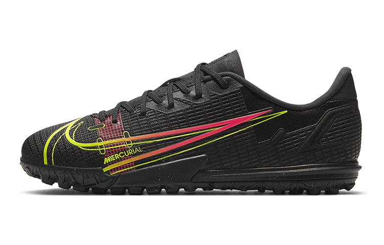 Nike Nike Mercurial Vapor 14 Slip Resistant Cushioning Abrasion Resistant Low top Kids' Soccer Shoes Black Kids'