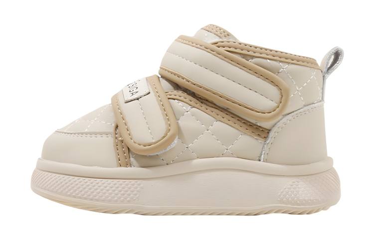 MAIBUXIONG Microfiber Leather Fleece lined Thermal Slip Resistant Thermal Slip Resistant Mid top Toddler Shoes