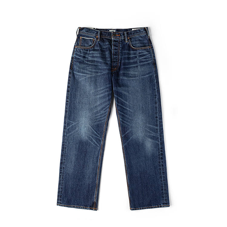 Lee Lee Jeans Men's Dark Blue Moderate Straight Fit Pants