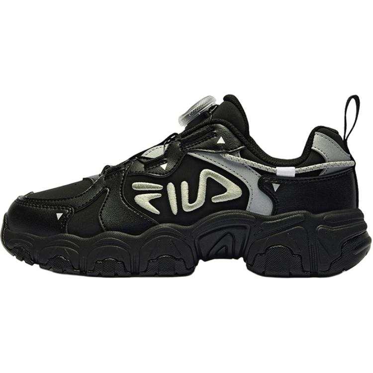 FILA KIDS Low top Kids' Running Shoes Black/Silverware Gray