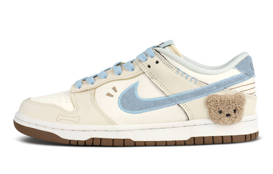 Nike Nike Dunk Low top Kids' Skateboarding Shoes Ecru Teenagers