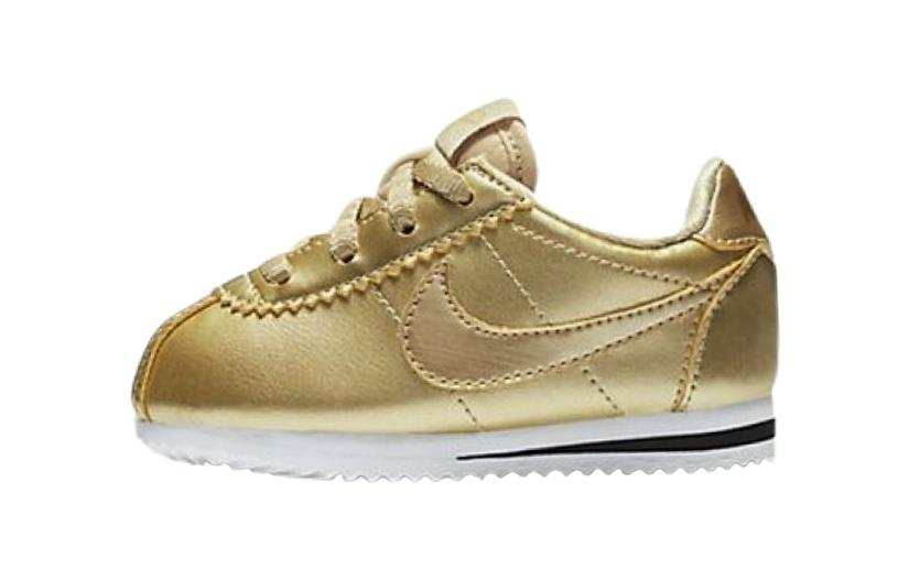 Nike Nike Cortez Comfortable Abrasion Resistant Lightweight Wear resistant And Lightweight Low top Toddler Shoes Gold