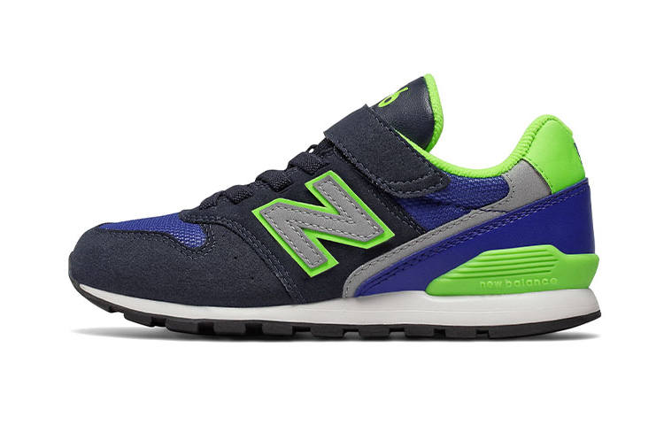 New Balance New Balance Cushioning, Wear Resistant Low top Casual Shoes Black Green Kids'