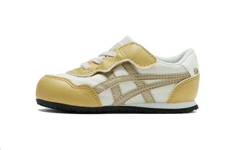 Onitsuka Tiger Cushioning Abrasion Resistant Breathable Low top Kids Lifestyle Shoes Yellow Kids'