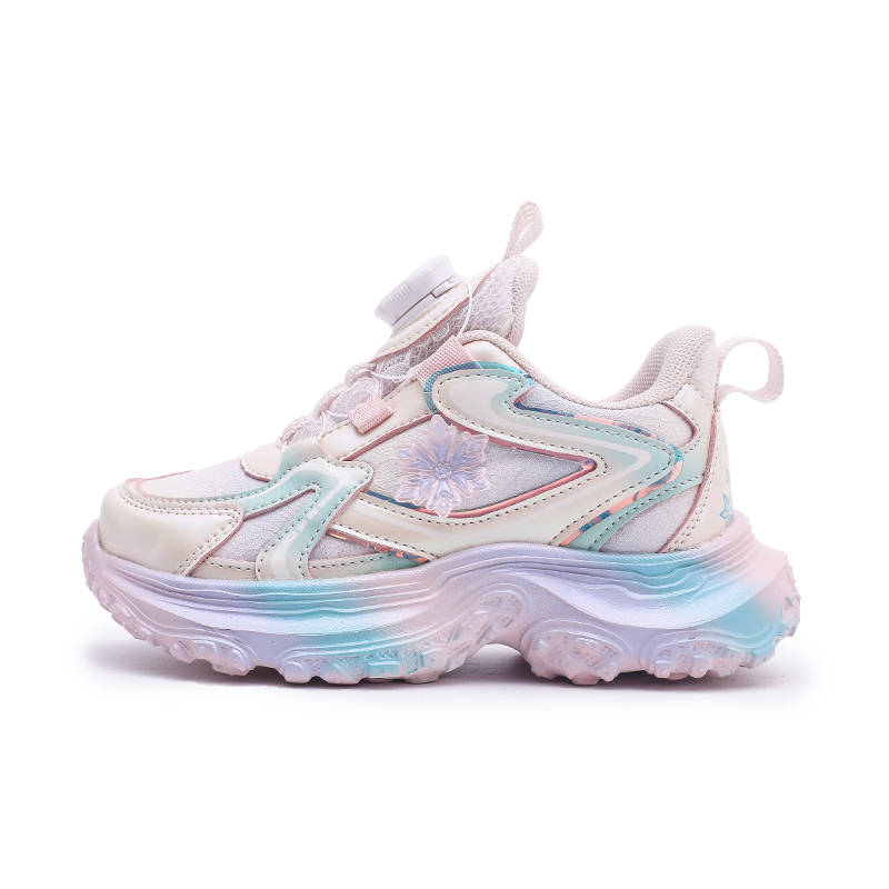 Disney Frozen Synthetic Leather, Textile Slip Resistant, Abrasion Resistant, Breathable, Lightweight Cushioning Low top