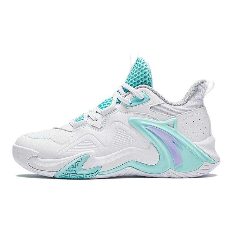 Antakids Airspace 4 .0 Synthetic Leather Low top Basketball Shoes White Teenagers