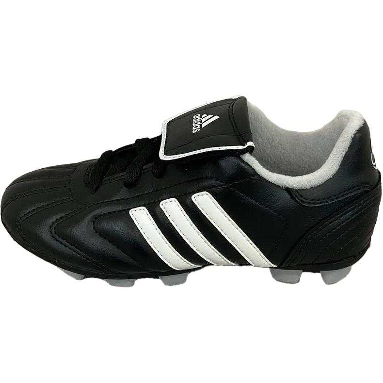 Adidas Adidas Abrasion Resistant Low top Kids' Soccer Shoes Black Children Aged 3 7 Years Old