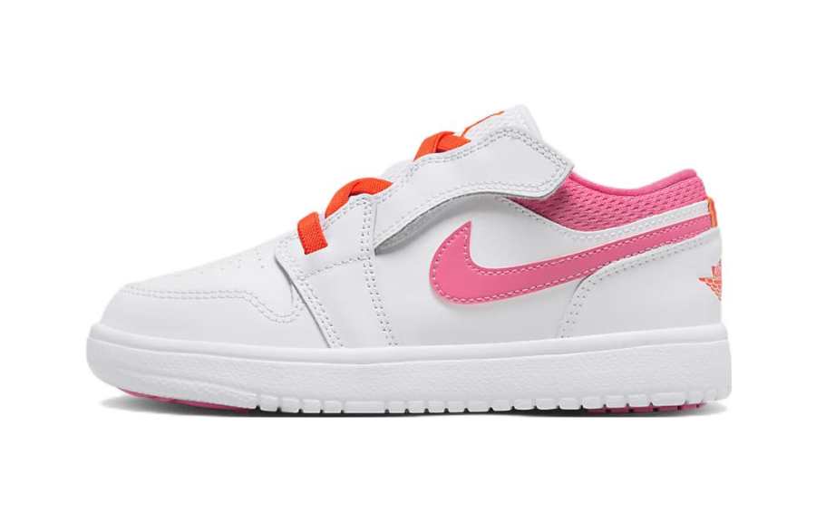 Jordan Jordan Air Jordan 1 Slip Resistant Abrasion Resistant Low top Basketball Shoes Children Aged 3 7 Years Old