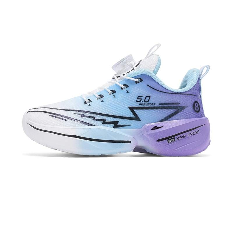 KUDING Mesh Cushioning Rebound Breathable Low top Kids' Running Shoes Teenagers