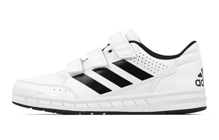 Adidas Adidas Altasport K Abrasion Resistant Abrasion Resistant Low top Kids' Skateboarding Shoes White Black Kids'