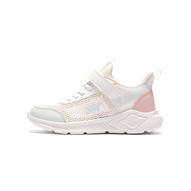361°KIDS Low top Running Shoes White Pink Green Teenagers