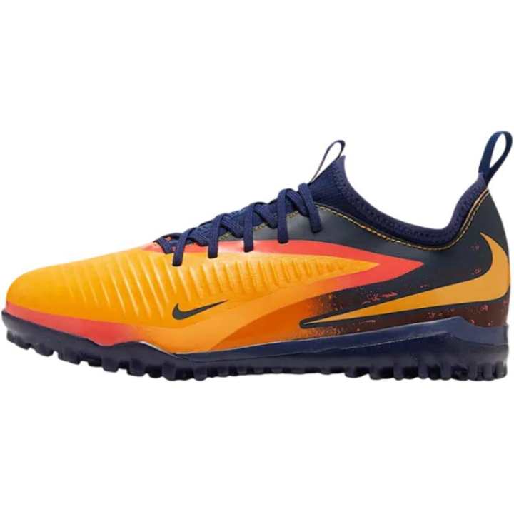 Nike Nike Jr. Phantom 6 Slip Resistant Low top Kids' Soccer Shoes Orange Blue Kids'