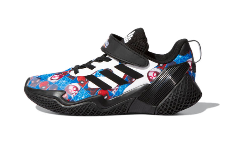 Adidas MARVEL x Adidas 4Uture RNR Abrasion Resistant Abrasion Resistant Low top Running Shoes Black White Blue