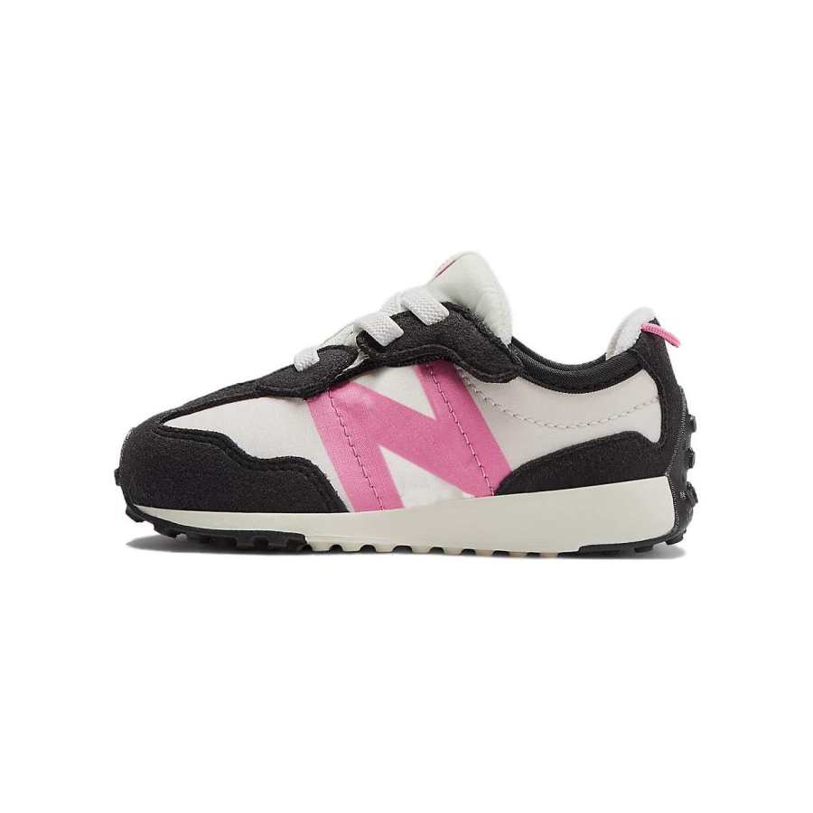 New Balance New Balance NB 327 Soft And Comfortable Low top Toddler Shoes Black Pink Infant And Toddler