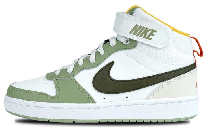 Nike Nike Court Borough Mid Off White Green GS