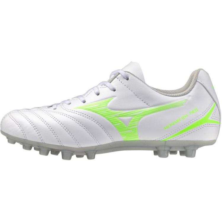Mizuno Low top Kids' Soccer Shoes White/Neon Green Kids'