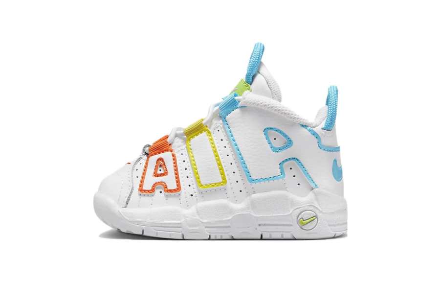 Nike Nike Air More Uptempo TD Slip Resistant Cushioning Slip Resistant Cushioning Mid top Baby & Toddler Shoes White